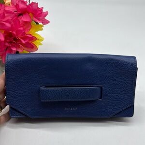 Matt & Nat Abiko Blue Clutch Handbag